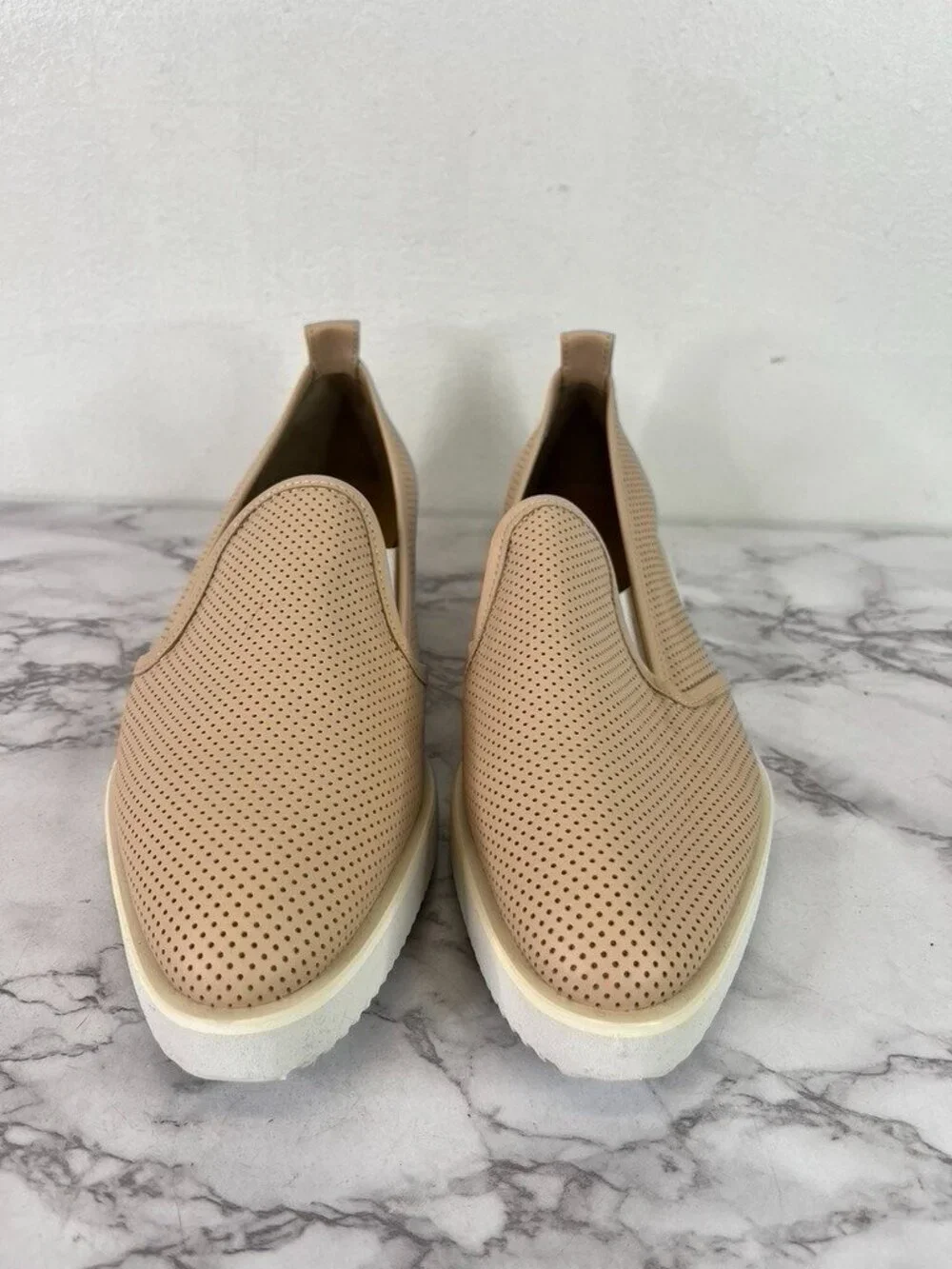Everlane Women's Pink Pointed Perforated Street Shoes Sz 10